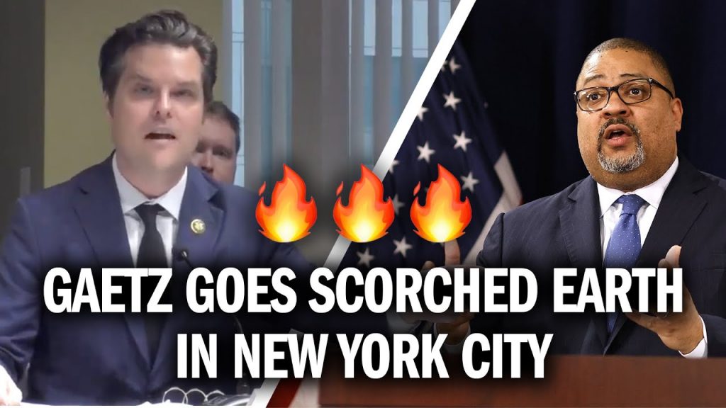 Gaetz Goes Scorched Earth On Soros-Backed Das Allowing Violent New York Crime