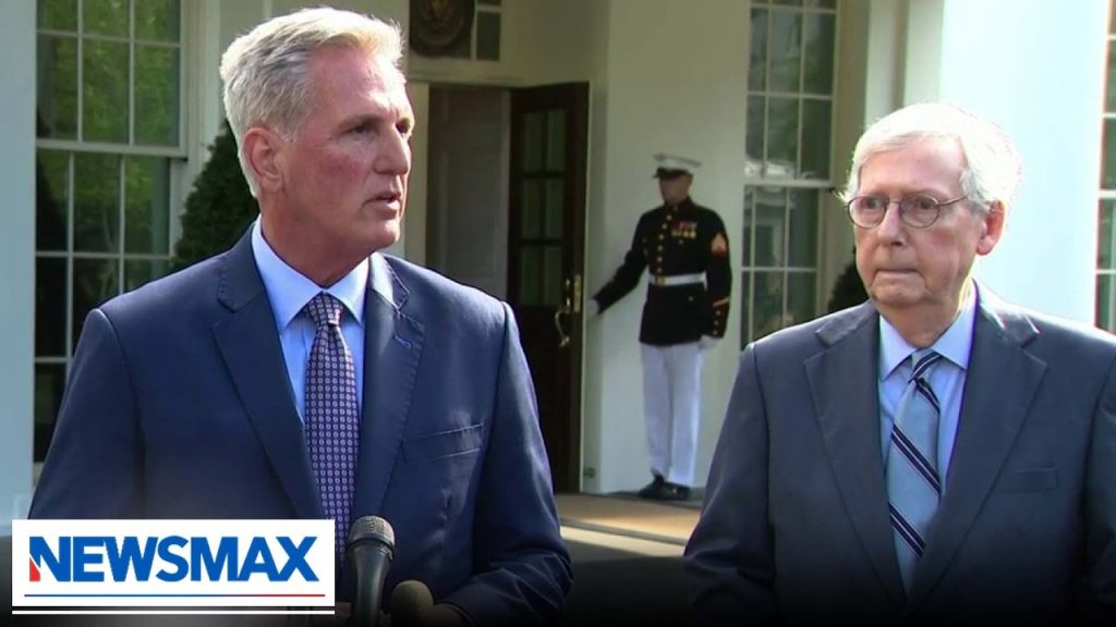 McCarthy and McConnell speak after meeting with Biden on debt ceiling