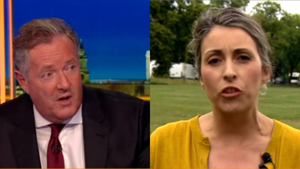 ‘You’re a bunch of morons’: Piers Morgan unleashes on climate protester