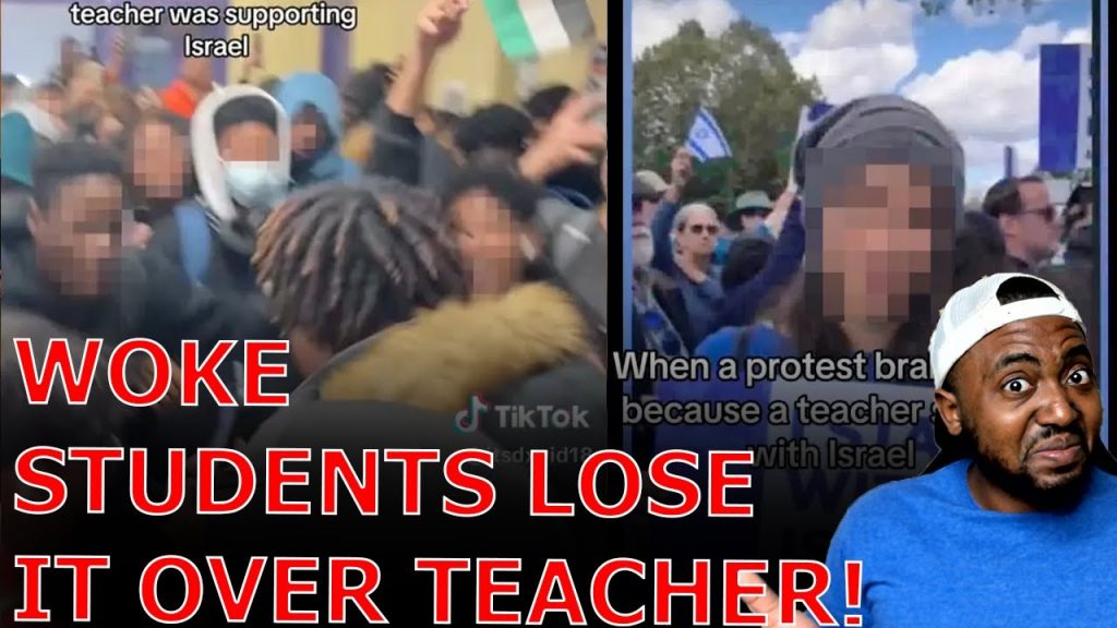 Woke Highschool Students RIOT Over Teacher Attending Pro Israel Rally Forcing Her Into Hiding!