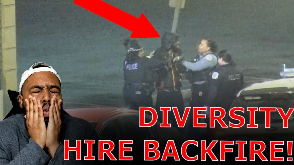 Four Chicago Female Police Officers EPICALLY STRUGGLE AND FAIL To Arrest One Male Shoplifter!