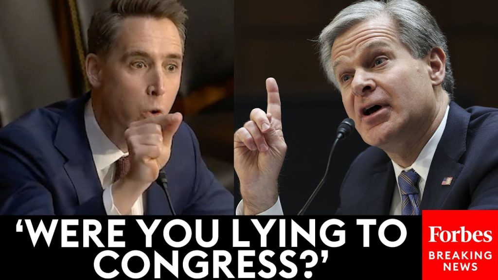 Good Heavens, Director!’: Hawley Savagely Confronts FBI’s Wray About Investigations Of Catholics