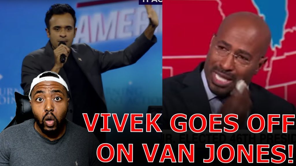 Vivek Ramaswamy Tells CRYING Van Jones To ‘SHUT THE F UP’ LIVE During Turning Point Speech!