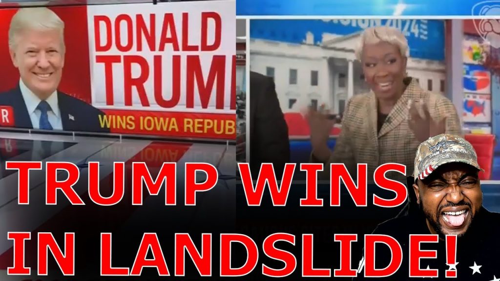 Joy Reid & Liberal Media TRIGGERED INTO RACIAL MELTDOWN OVER TRUMP LANDSLIDE VICTORY In Iowa Caucus!