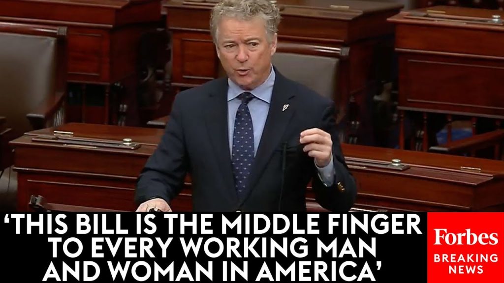 JUST IN: Rand Paul Torches Foreign Aid Bill On Senate Floor, Receives Pushback From Some Senators