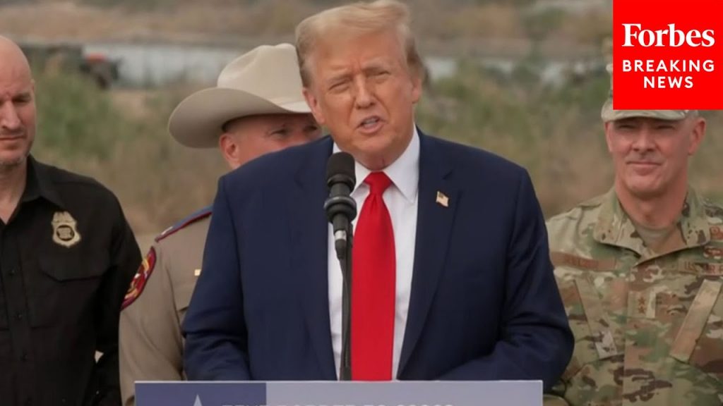 BREAKING NEWS: Trump Labels Border Crisis ‘Biden Invasion’ At Press Briefing In Eagle Pass, Texas