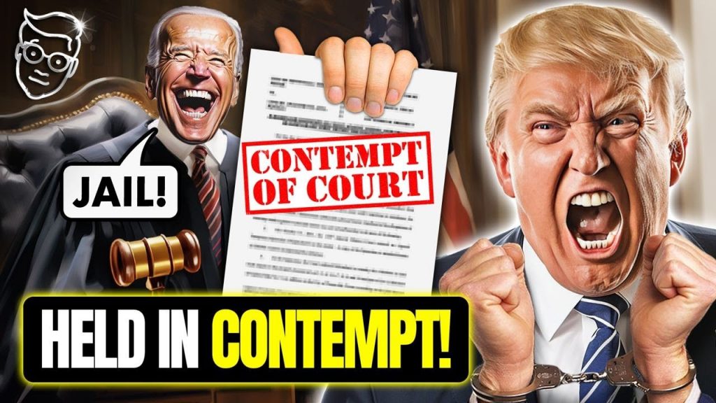 Judge Finds Trump In CONTEMPT, Prison?! TRUMP Says: ‘I Will Run From JAIL’