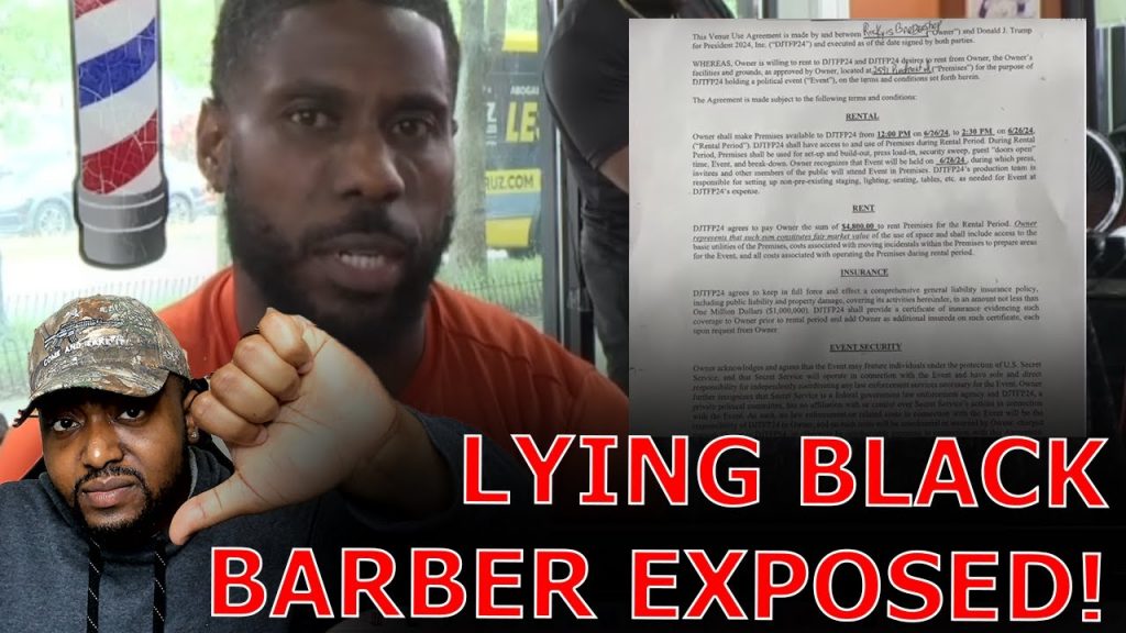 Trump Campaign EXPOSES Black Barber PANICKING Over Black Liberal BACKLASH For Hosting Trump Event!