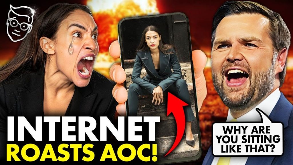 AOC Attacks JD Vance for Manspreading | INSTANT REGRET When Internet ROASTS Her with RECEIPTS