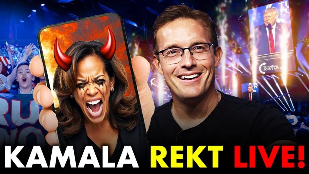 Listen To A MASSIVE Stadium ROAR As We ROAST Kamala With Memes | EPIC Response: ‘Christ is KING!’