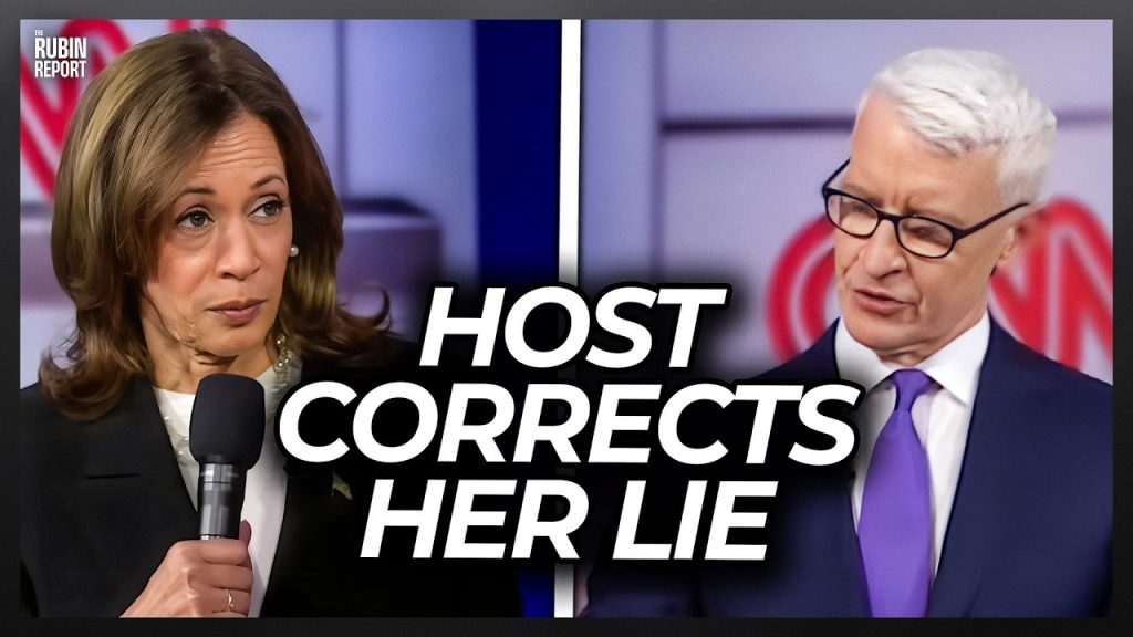 Watch Kamala Harris Get Angry as CNN Host Calmly Corrects Her Lie