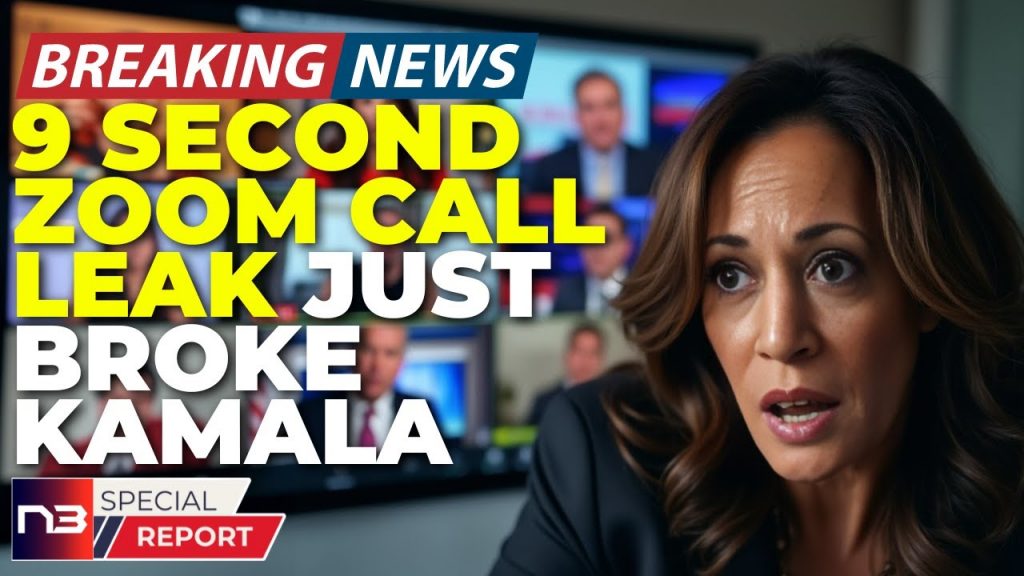 BREAKING: 9-Second Zoom Leak Exposes Kamala’s Campaign! Blue State Voters Abandon Ship