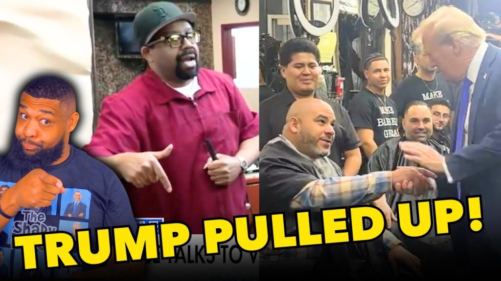 Black Barbershop ERUPTS For Trump and DENIES Kamala!