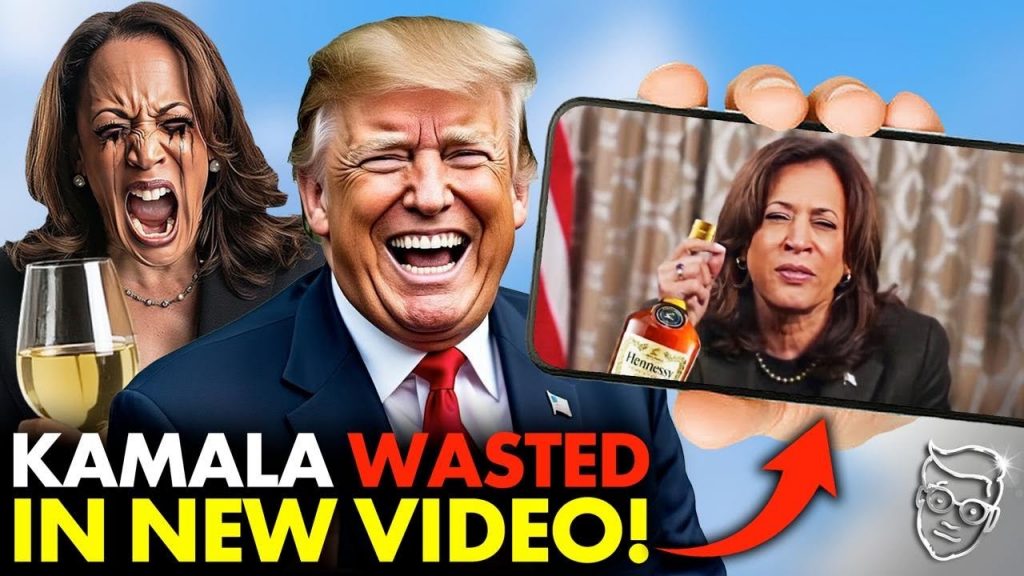 YIKES! Drunk, Unrecognizable Kamala Harris Goes On Slurring, Bleary-Eyed Video RANT, Trump Broke Her