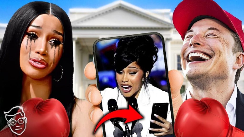 YIKES! Cardi B Has Psychotic Public MELTDOWN After Humiliating Kamala Endorsement, Elon Trolls Her