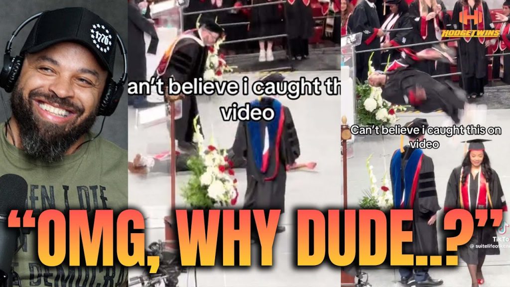 Black Guy Tries Backflip and Embarrasses Himself During College Graduation!