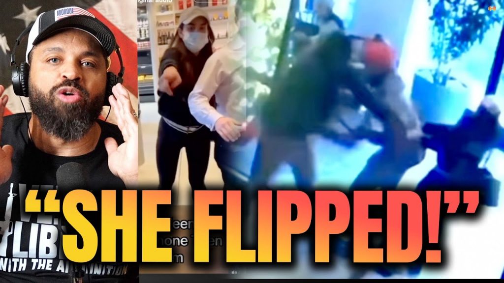 White Woman Wrestles Black Man Who Stole Her Cellphone!