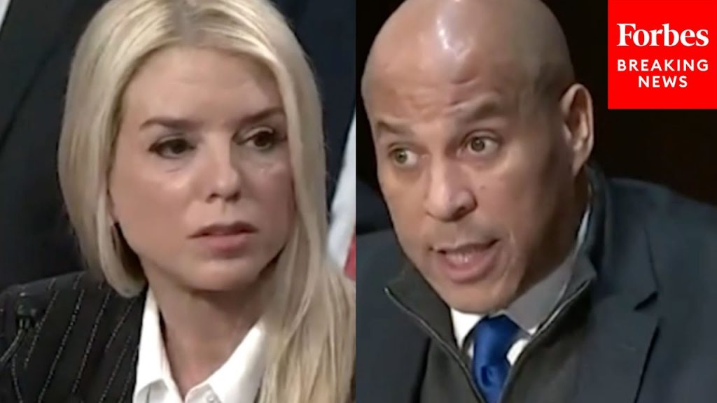 Cory Booker Asks Pam Bondi Point Blank If She’ll Continue Policies To Block Police Use Of Chokeholds