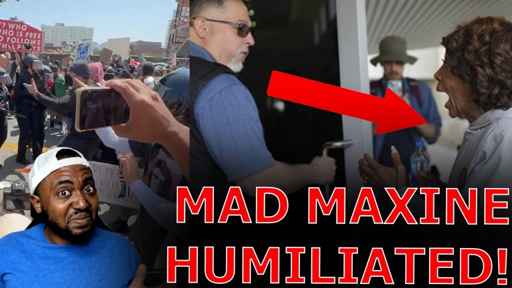 Officer HUMILIATES Maxine Waters As She Tries To BREAK INTO ICE Detention Center During LA RIOTS!