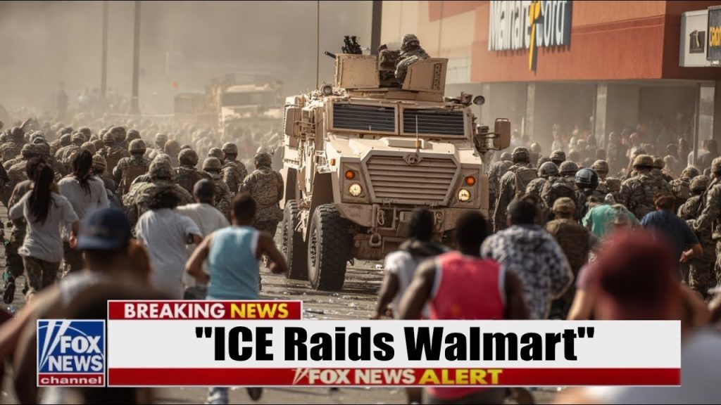Walmart Turns Warzone… as ICE Raids Superstore