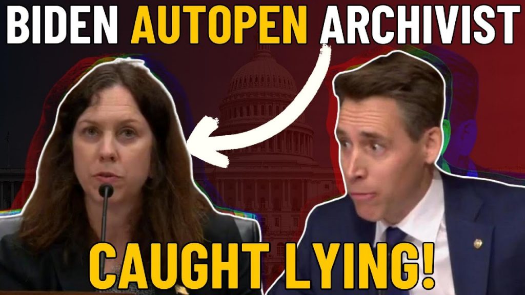 Biden Autopen Record Keeper Caught Lying Under Oath!