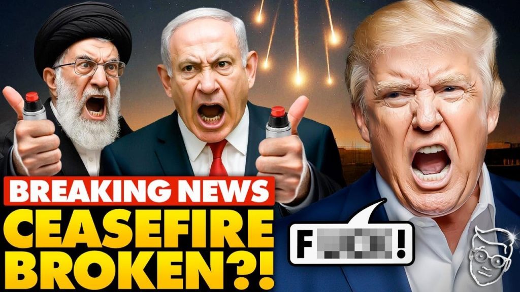 FURIOUS Trump Drops F-BOMB on Live-TV | Rages at Israel, Iran For Attacks After Peace Deal: ‘F***’