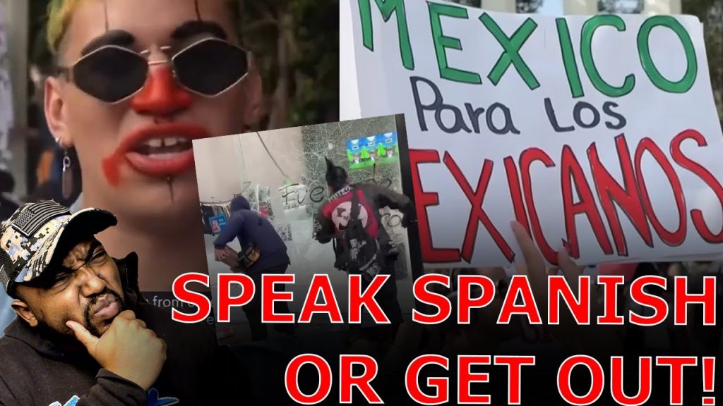 Mexicans LOSE THEIR MINDS RIOTING & DEMANDING American Migrants LEARN SPANISH AND LEAVE Mexico CITY!