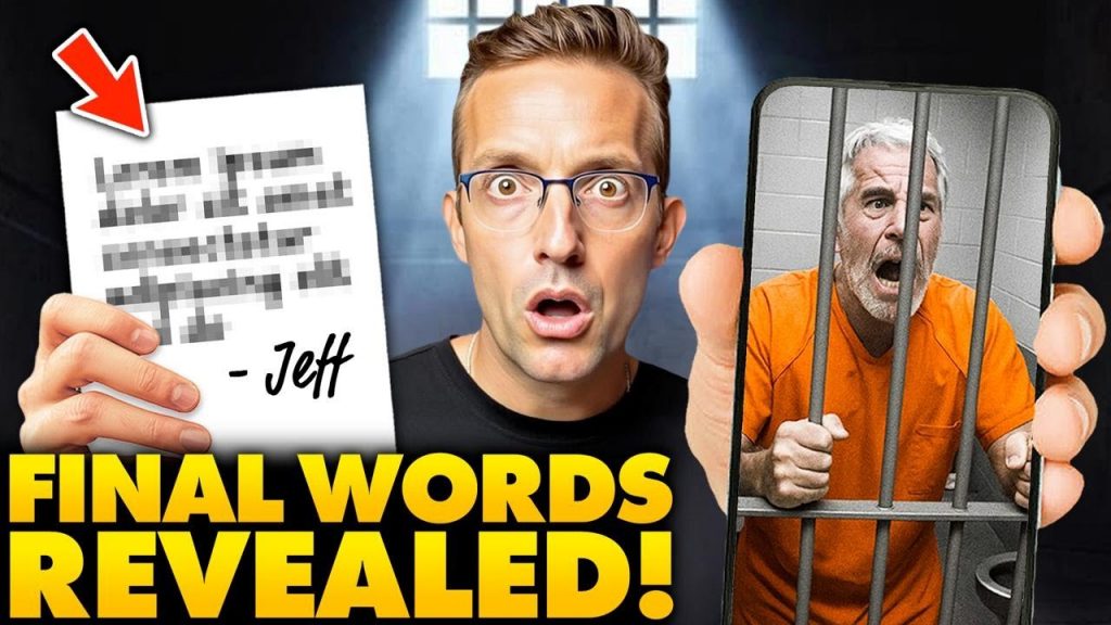 SHOCK: Epstein’s Stunning Last Words Before Death REVEALED | He Knew. You Won’t Believe This…