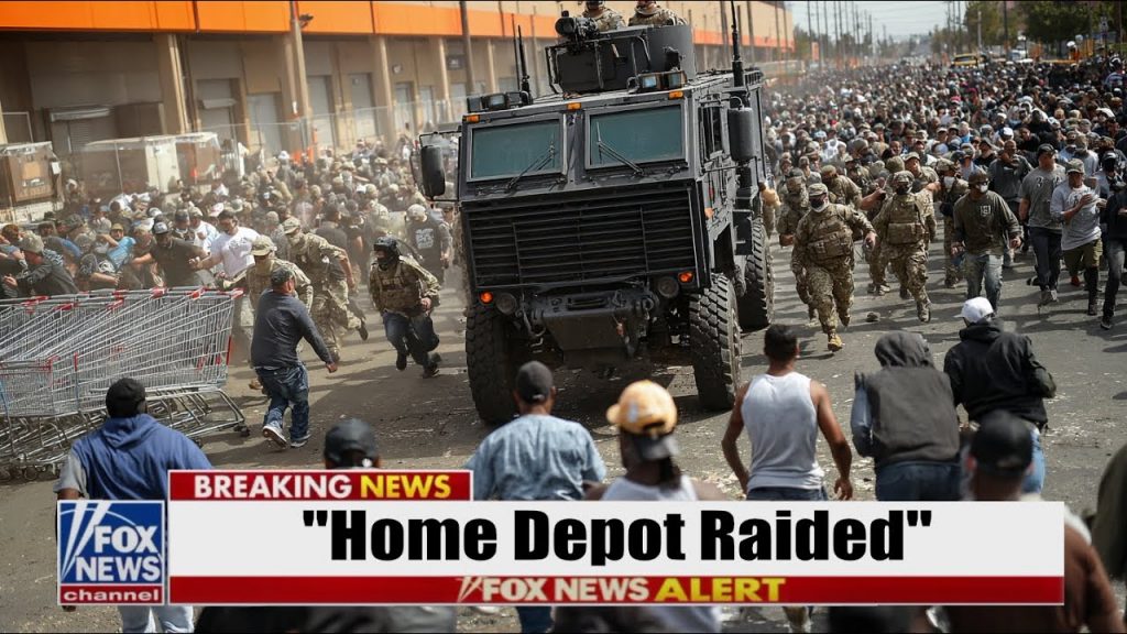 Home Depot Turns Warzone… as ICE ‘Shuts Down’ Stores