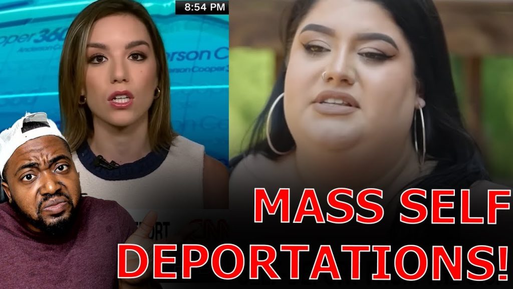 CNN Reporter Copes Over Illegal Immigrants MASS SELF DEPORTING IN FEAR Over Trump Deterrent Policies