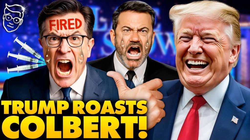 Trump TORCHES Stephen Colbert After FIRING From Late Show, Announces Dark News About Jimmy Kimmel…