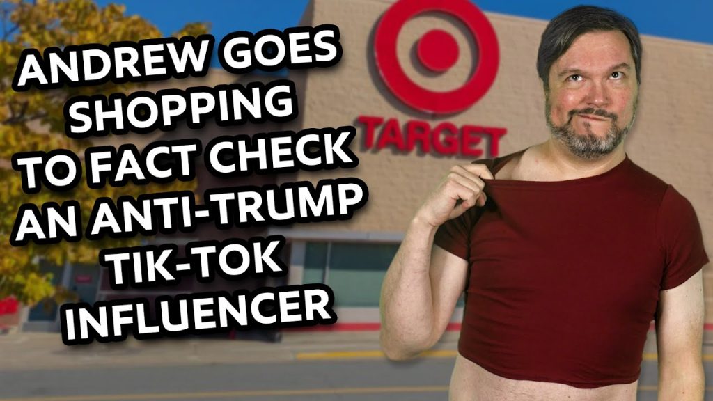 Andrew Goes Shopping To Expose a Lying Anti-Trump Influencer