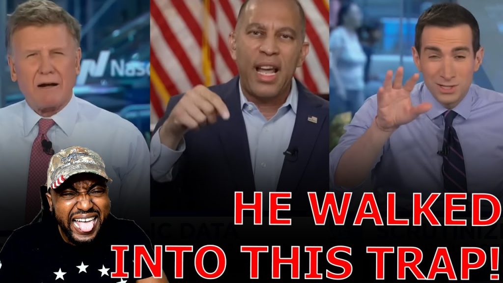 Democrat Leader TRIGGERED As CNBC Host TRAPS THEN GRILLS HIM On Anti-Trump Hypocrisy LIVE ON AIR