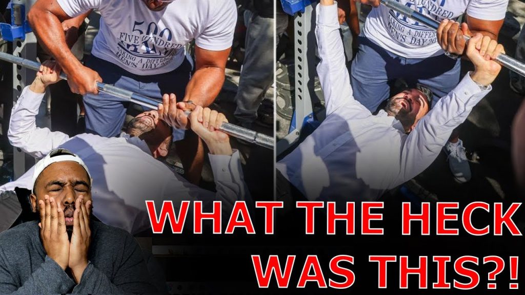 Radical Socialist HUMILIATES HIMSELF After FAILING EASY Bench Press Challenge During Men’s Day Event