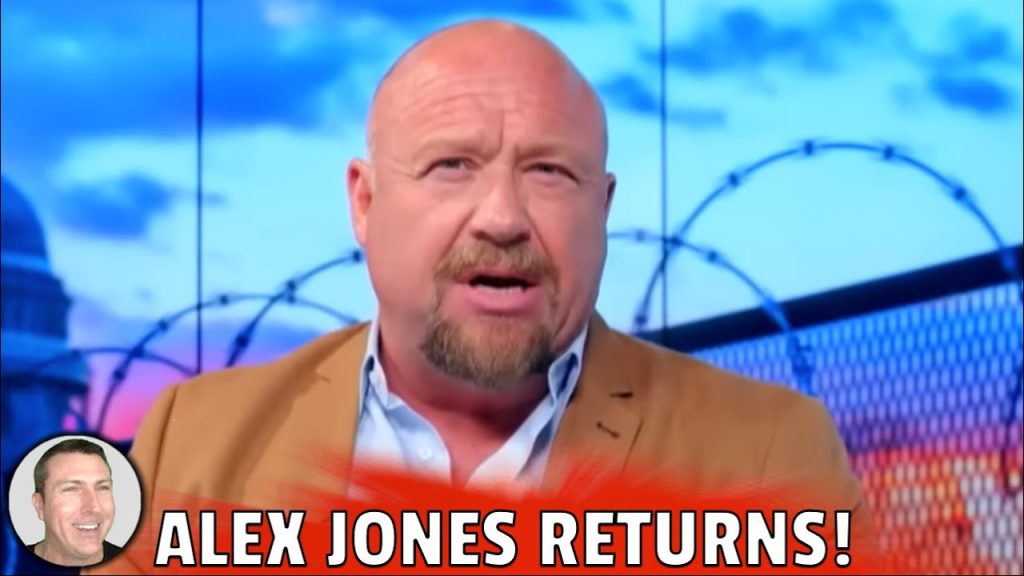 AIex Jones Returns to YouTube After Seven Year Ban!  – But There’s a Catch