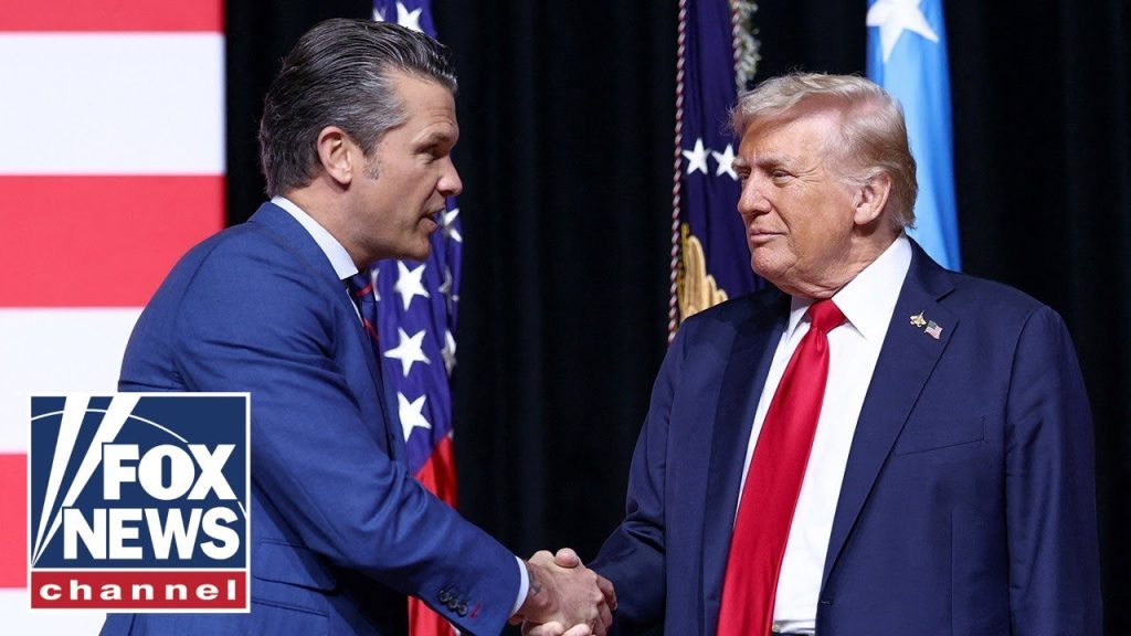 Trump addresses top military leaders at Quantico