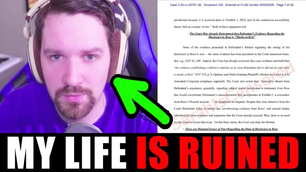 Destiny’s professional career is OVER.