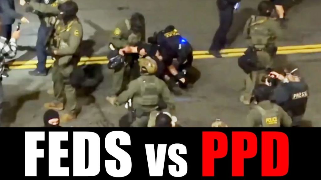 The Feds finally TAKE ON Portland Police officers aiding Antifa!!!!