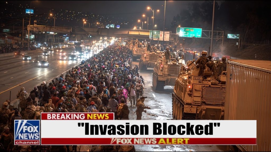 “INVASION” Convoy FLOODS FREEWAY… ICE “Tactical Units” Deport EVERY LAST ILLEGAL