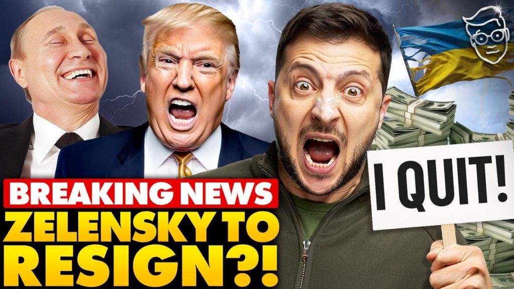 Zelenskyy Preparing to Flee Ukraine!? Resignation After Massive 0M Corruption Raids on Government