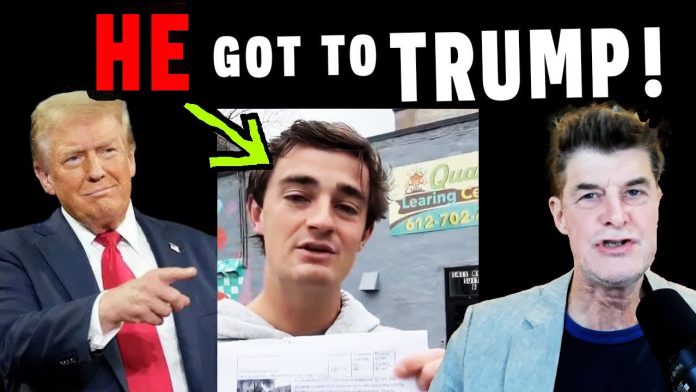 Brilliant Young Man Gets URGENT Message To Trump!