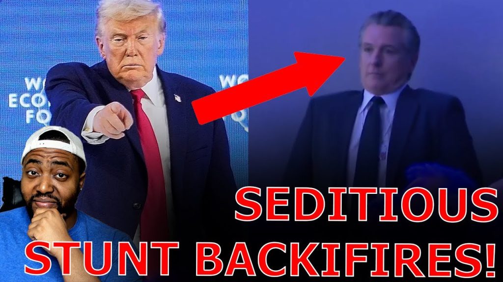 Trump HUMILIATES ANGRY Gavin Newson On World Stage At Davos As SEDITIOUS Stunt BACKFIRES!