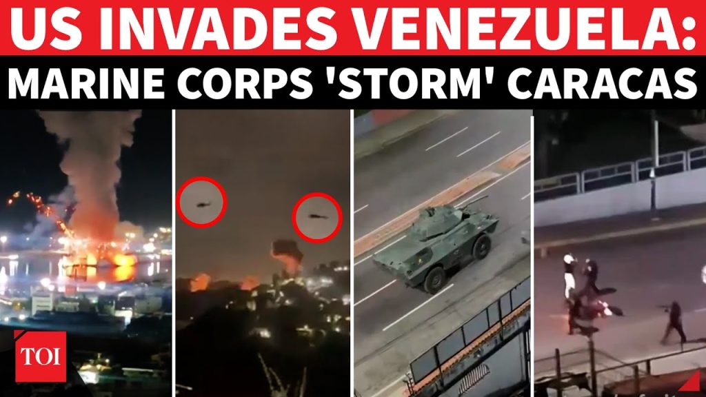 US Marines Have Arrived’: Venezuelans SCREAM As Trump’s Troops STORM Caracas; Tanks Roll | Watch
