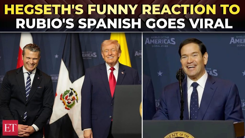 Can I speak Spanish?’: Rubio asks Trump, Hegseth jokes ‘I only speak American’ in fun summit moment