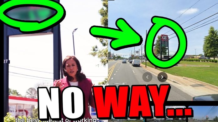 Someone noticed something VERY PECULIAR about this Kamala video...