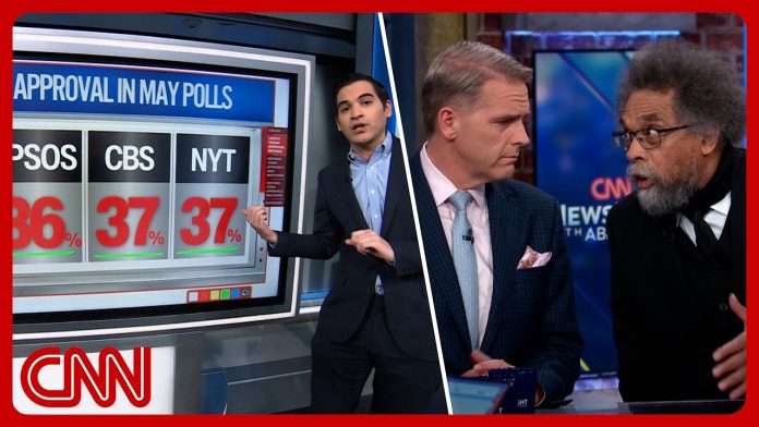 Trump polling hits new low ahead of elections: Enten & Newsnight react