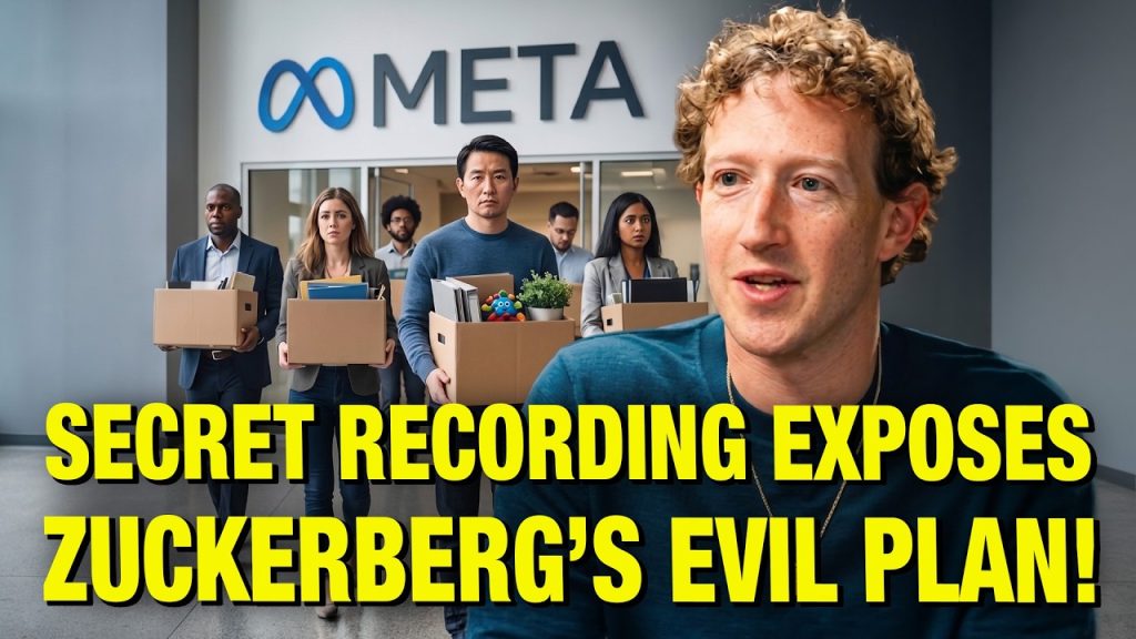 Zuckerberg Caught On SECRET RECORDING:Forcing Employees To Train Their AI Replacements!