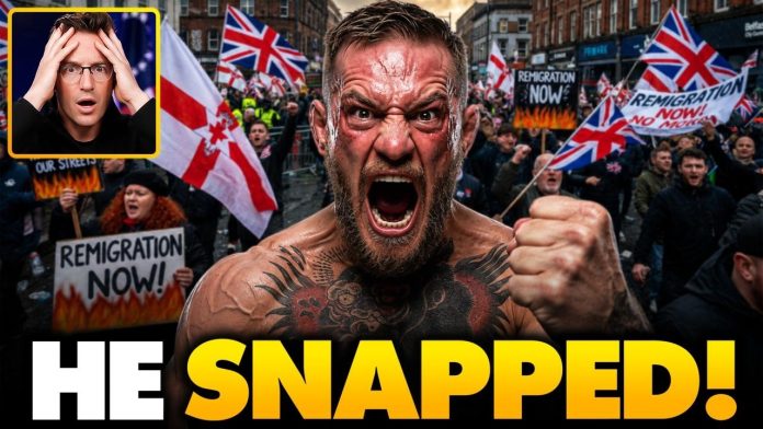 Conor McGregor SNAPS, Demands Total BAN on 3rd World Invaders, Mass Deportations as Belfast BURNS🔥🇬🇧