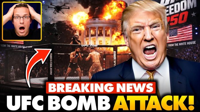 🚨ATTACK: Democrat Terrorist Try to BOMB UFC At The White House! Mass-Murder Trump Admin. & UFC Fans…