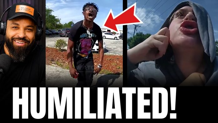 Cops Embarrass Wannabe Thug in Front of Girlfriend and Mom